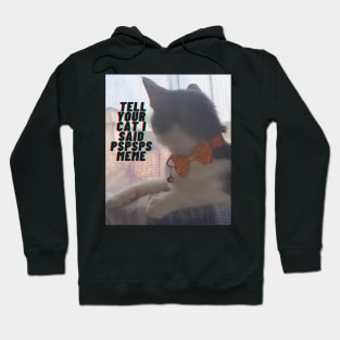 tell your cat i said pspsps meme, Hoodie